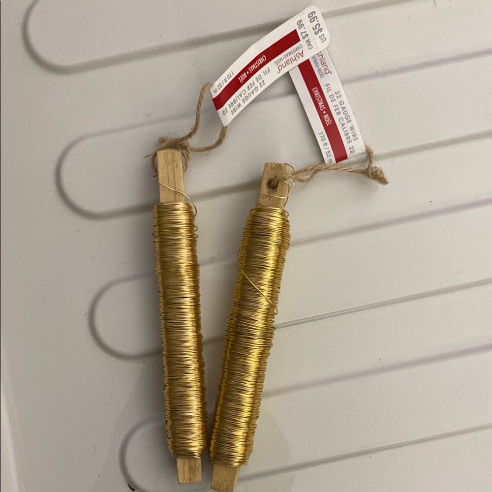 Gold Wire Spools for Crafting